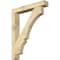 Ekena Millwork Balboa Block Rough Sawn Bracket w/ Offset Brace, Douglas Fir, 6"W x 36"D x 44"H BKT0604X36X44BOA05RDF - alternate 1